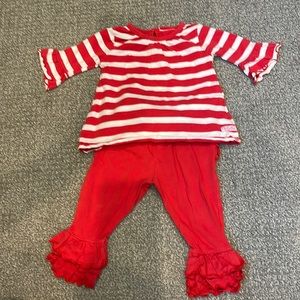 Baby girls RuffleButts matching set